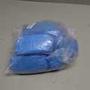 Premium Disposable Boot & Shoe Covers Booties | 100 Pack | Durable, Non-Slip, Non-Toxic, Water Resistant, Recyclable Protectors for Indoor & Outdoor | Large Size Fits Most Shoes (Blue)