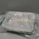 3PCS Stainless Steel Food Storage Containers，Meal Prep Containers, Kitchen tray with Lids,Oven plate，BPA Free