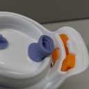 Ello Pop & Fill 18oz Stainless Steel Kids Water Bottle with Quick Fill Lid | Vacuum Insulated BPA Free Bottle with Leak Proof Straw and Chug Lid, Dishwasher Safe, Gift For Kids Teens, Lighthouse