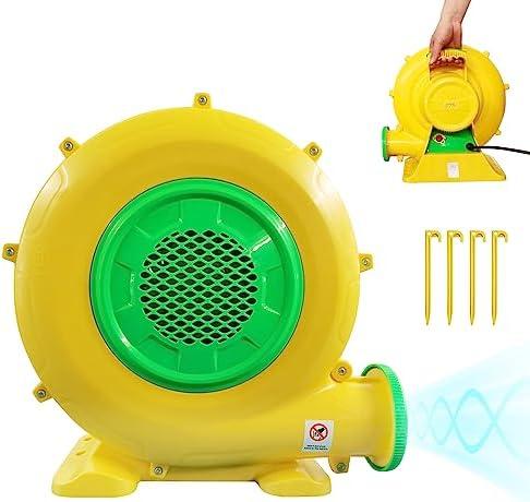GONFLABLE Air Blower, 480W 0.64HP Bounce House Blower, Portable Inflatable Bubble HOU-se Blo-wer, Perfect for Inflatable Bounce House, Bouncy Castle, Jumper, Water Slid, Corded(480 Watt 0.6HP)