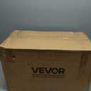 VEVOR Hot Dog Roller 5 Rollers 12 Hot Dogs Capacity, 750W Stainless Sausage Grill Cooker Machine with Dual Temp Control Glass Hood Acrylic Cover Bun Warmer Shelf Removable Oil Drip Tray ETL Certified