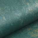 Livelynine Green Textured Wallpaper Peel and Stick Dark Limewash Emerald Green and Gold Wallpaper Self Adhesive Lime Wash Concrete Texture Renter Friendly Vintage Contact Paper for Cabinets 15.8x78.8