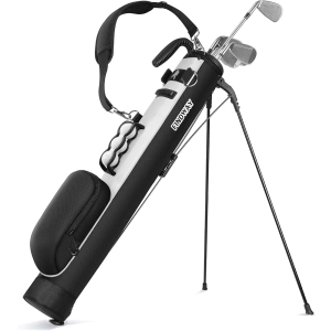 Findway Golf Stand Bag, Small Golf Bag for The Driving Range, Par 3 and Executive Courses, Lightweight Golf Club Carry Bag with Ball Holder and Pockets for Men Women