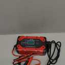 Battery Charger 6-Amp 12V Automatic Smart Battery Trickle Charger, Battery Maintainer Desulfator with Temperature Compensation for Car Truck Motorcycle Lawn Mower Marine