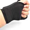 Wrist Wrap Cold & Heat Therapy Gloves, Ice Pack Mittens | Microwavable & Freezable, Arthritis & Injury Relief, Carpal Tunnel (Black, 2 Pack)