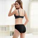 Womens Underwear Seamless Hipster Panties - No Show Low Rise Soft Stretch Bikini 6-Pack (S)