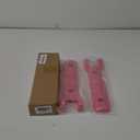 Rear Back Door Tailgate Hinge Trim Cover Exterior Decorative Spare Tire Bracket Accessories for Ford Bronco 2021 2022 Accessories 2 PCS Pink (NOT for Ford Bronco Sport) (Pink)