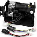 Air Ride Suspension Compressor Pump, Compatible with GMC Yukon XL 1500 Cadillac Escalade Chevy Avalanche Suburban Tahoe, 15254590 19299540 949-000 949-001 949-099 15056494