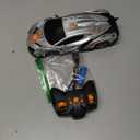 Growsland Remote Control Car RC Cars Xmas Gifts Toys for Kids 1/18 Electric Sport Racing Hobby Rc Crawler Toy Car Model Vehicle for Boys Girls Included Rechargable Batteries (Silver)