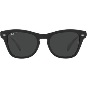 Ray-Ban RB0707s Square Sunglasses (Black/Polarized Black)
