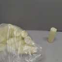 CANDLE CHOICE Waterproof Outdoor Battery Operated Flameless Candles with Timer Realistic Flickering Plastic Fake Electric LED Pillar Lights for Lantern Wedding Christmas Decorations 3x6 Inches 24 Pack (Ivory)