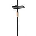 Lectern Podium Stand with Storage Platform, Height Adjustable Mobile Steady Standing Design, Multi-Purpose Tabletop for Speech, Lecture, Church, Reading or Laptop Desk