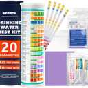 Accevo 20 in 1 Complete Drinking Water Test Kits, 125 Strips-Well, Tap, Home, City Water Testing Strip for Lead, Chlorine, Hardness, Iron, Fluoride, Copper & More