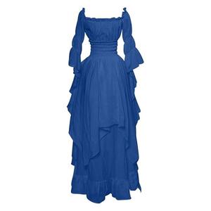 Women Victorian Dress Renaissance Costume Gothic Witch Dress Medieval Wedding Dresses Corset Gothic Fairy Costumes, Small 