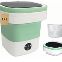 Portable Washing Machine, 17L Foldable Portable Laundry Machine and Spinner for Baby Clothes, Underwear, Socks with 3 Modes Deep Cleaning,Mini Washer for Travel, Dorms, Camping