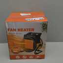 Outdoor Heaters for Patio, 1500W Outdoor Space Heater with 3S PTC Fast Heating, 3-Mode Electric Patio Heater for Greenhouse, Garage, Deck & Patio, Overheat Protection Yellow