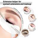 Lash Tape for Eyelash Extensions - Silicone Gel Eyelash Tape Eyelash Extension Tape for Sensitive Skin Pain Free Removal Breathable Micro Eyelash Extension Supplies1 in x 4yd5Rolls White