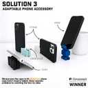 2 x CordBrick Steel Weighted Cord Holder Wrap Phone Accessory Stocking Stuffer for Men Adults College Students. Nightstand Desk Travel Organizer. Silicone. 2pk Coral