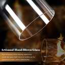 CNRATYE Modern Black Pendant Lights Kitchen Island 2-Pack Clear Glass Shade, 7.1"
