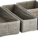 Whitmor Fabric Drawer Organizer 4-Pieces