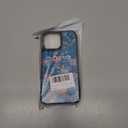 Ehreus Floral Butterfly Phone Case for iPhone 14 Pro Max - Slim Shockproof Hard Shell, 5ft Drop Protection, Cute Aesthetic Wild Flower Pattern, Tough Protective Case for Women and Girl