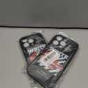 2 x Compatible with iPhone 11 Pro Case for Boys Cool Sports Basketball Shoes Style Phone Cover Soft Silicone Funny Pattern TPU Shockproof Protective Case (5.8 inch) (Black)