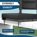 Stadium Seats with Back Support, Portable Folding Bleacher Chair Regular, Standard