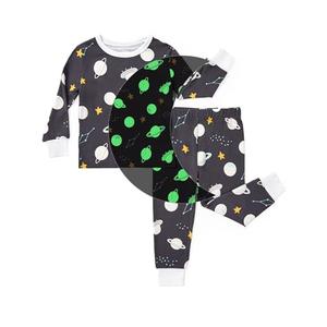 PATPAT Bamboo Viscose Pajama Sets for Toddler Boys & Girls Baby Kids, Ultra-soft Snug fit Pjs Sleepers for Birthday Holiday, Nebula Dreams, 6T