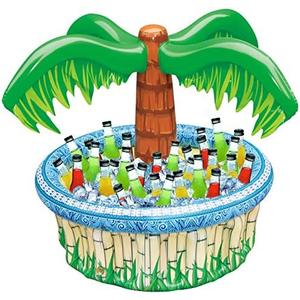 JOYIN 28” Inflatable Palm Tree Cooler, Luau Hawaiian Tropical Beach Themed Party Decorations, Blow Up Palm Trees Cooler Outdoor Party Supplies, Kids Adults Birthday Party Décor