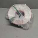 ANGELBLISS Baby Potty Training Toilet Seat with Soft Cushion Handles, Haute Collection, Double AntiSlip Design and Splash Guard for Boys and Girls (Pink)