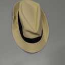 Unisex Fedora Hat Trilby Cuban Sun Protection Short Brim (Small-Medium, Beige)