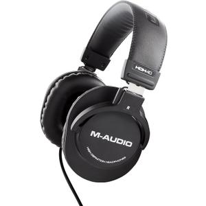 M-Audio HDH40  Over Ear Studio Headphones with Closed Back Design, Flexible Headband and 2.7m Cable for Studio Monitoring, Podcasting and Recording - Black