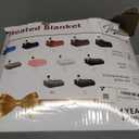 Homemate Electric Heated Blanket Twin - 62"x84" Heating Bed Blankets Throw with 10 Heating Levels 8 Hours Auto Off Fast Heating Over-Heated Protection Ultra Soft Warm Flannel ETL Certified Grey