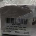 HEAWISH Women's Round Toe Flats Shoes Ballet Flats Dressy Comfortable White Green Flats for Women (8)