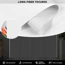 Lazblinds Adjustable Panel Track Blinds, Blackout White, 82.63 inches x 96 inches