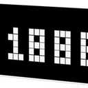 ULANZI TC001 Smart Pixel Clock, Gaming Setup Digital Alarm Clock with Weather - Awtrix Simulator - WiFi Connect, Social Media Counter, Retro Pixel Art Clock for Gaming Room,Bedside, Office Decor