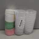 DEMORA 4 oz Small Plastic Containers with Twist on Lids [20 Sets], Stackable Little Food Storage Containers for Snack Lunch Meal Prep Salad Dressings, Freezer/Microwave/Dishwasher Safe, BPA Free (Translucent)