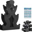Dumbbell Storage Rack Weight Organizer Rack Only for Home Gym Weight Rack No need Assembly (3-Tier)