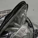 EzyShade Windshield Sun Shade with Shield-X Reflective Technology. See Size-Chart with Your Vehicle. Foldable 2-Piece Car Sunshades Reflect UV Sun and Heat and Protect Your Car. Standard (Medium) Size