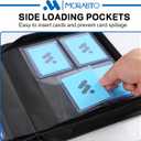 Top Loader Binder, Holds 128 Top Loaders,4 Pocket Top Loader Binders for 3" x 4" Rigid Cards, Card Album Folder for Hard Plastic Top Loaders