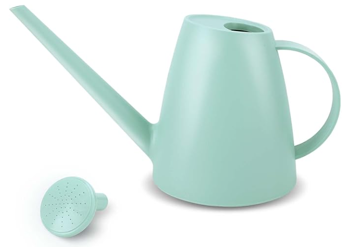 Watering Can for Indoor Plants, Small Watering Cans for House Plant Garden Flower, Long Spout Water Can for Outdoor Watering Plants 1. 8L 1/2 Gallon (Green)
