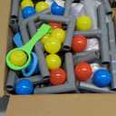 Baby Playpen with Mat, 50x50 Inch Playpen with Mat Waterproof for Babies and Toddlers Play Pen Playards Safety Gate Fence Active Center Indoor (Dark Grey + Mat)