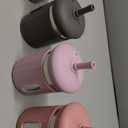 EsOfficce Stainless Steel Kids Cups, 12.51 oz Toddler Tumbler with Straws and Lids, Spill-Proof Baby Smoothie Cups with Silicone Sleeve, Versatile 2-in-1 Drinking Snack Cups for Kids, 4 Colors A (Coral+Blue+Pink+Purple)