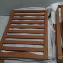 Bamboo Under Bed Storage Containers- Underbed Organizer with Wheels with Large Dust Bag,Sturdy Wood Rolling Under the Bed Shoe Storage Organizer Drawer 2 Packs (Walnut, Long)