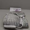 Deepsoon Heating Pad,Electric Heating Pads for Back,Neck,Abdomen,Moist Heating Pad for Shoulder,Knee,Arms,Legs,Dry/Moist Heat & Auto Shut Off,Christmas Gifts for Men and Women,Light Gray,24x12 Inch