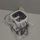 Amazon Basics Portable Mini Ceramic Space Heater, for Office Desk and Indoor Use, 500 W, With Tip-Over Protection, Lightweight (1.4 LBS), White, 5.9 x 3.2 x 6 inches