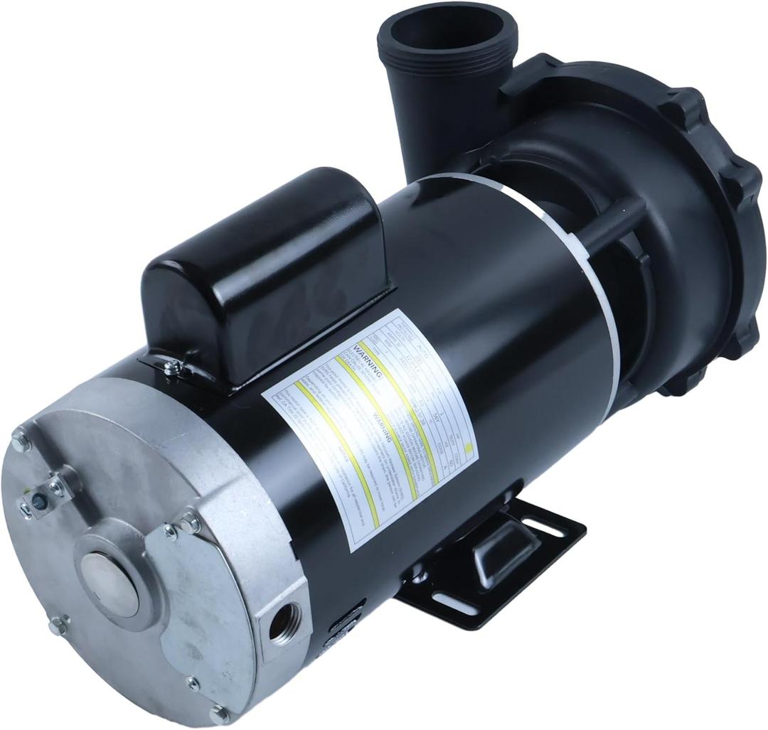 YUXSOUQ Pool Spa Pump Plastics 3721621-1D Executive 56 Frame 4 HP, 230 Volt Hot Tubs, 3450 RPM high/1725 RPM low, Amperage: 12A high/4.4A low, Intake: 2’’ Plumbing Discharge: 2’’ Plumbing