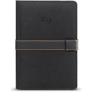 Solo New York Metro Universal Fit Tablet/eReader Booklet, 5.5" to 8.5", Black/Orange