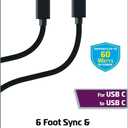 Zgear, Data Cable USB C to USB C 6'