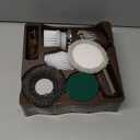 Horsepower Electric Power Scrubber, Waterproof, Spins 350 RPM, 5 Brush Heads, AS-SEEN-ON-TV, Cleans Dirt & Grime, Tile, Grout, Bathrooms, Kitchen, Auto Rims, Outdoor Furniture & More, Rechargeable